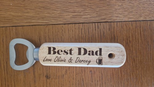 Personalised wooden bottle - personalised,
