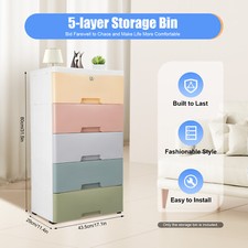 Modern Cupboard 5Layer Storage