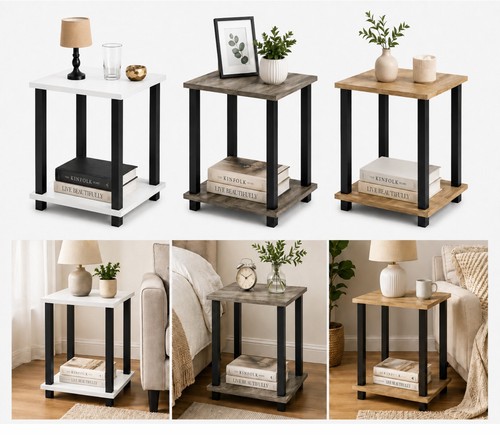 Tier wooden side table - tier,