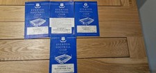 Selection of football programmes from Everton