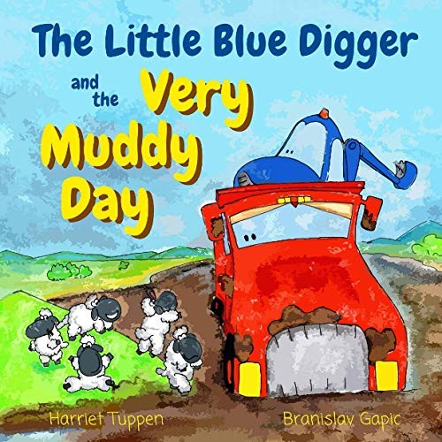 The little blue digger - blue, and