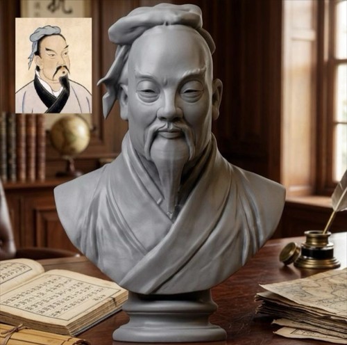 Sun tzu bust - sun, the
