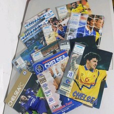 11 x Chelsea Programmes Match