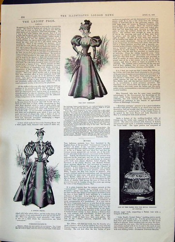 Old 1896 ladies fashion - 1896,