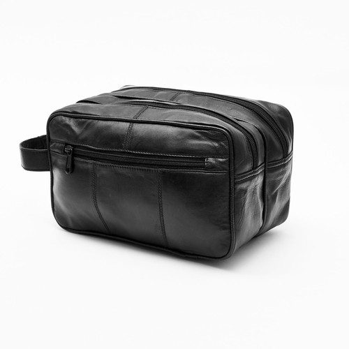 Mens leather toiletry travel - toiletry,
