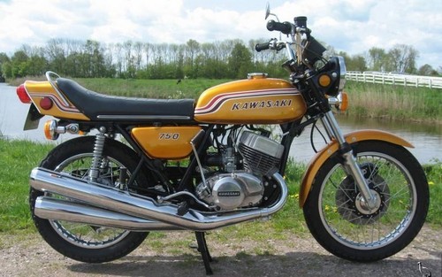 Kawasaki 750 1972 full - kawasaki, h2