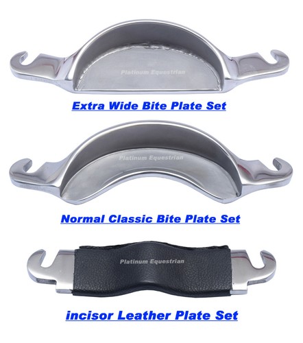 Bite plates for - plates, equine