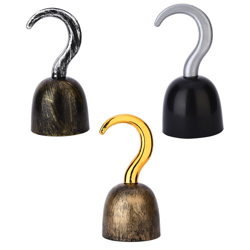 Plastic pirate hook captain - plastic,
