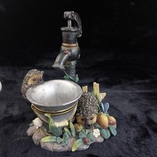 Bramble & Clover Hedgehog Pen Holder - pot 8" Fountain Theme Ladybug see pics