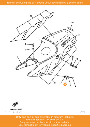 Yamaha washer plate - washer,,