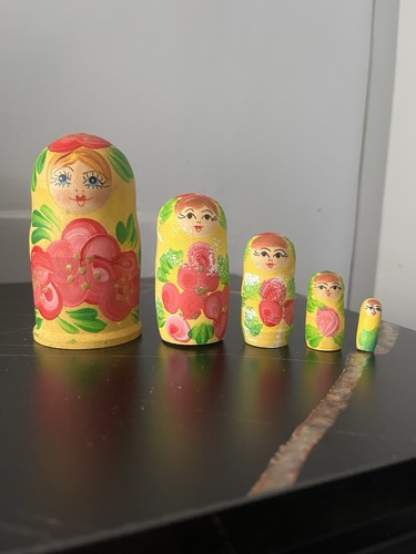 Vintage russian nesting dolls - vintage,