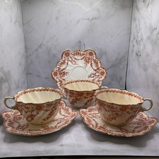 SAMUEL RADFORD ANTIQUE 3 X Cups And Saucers, A/F Exquisite Design. Noma,