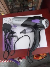 Sassoon 2000W  vsdr5803e Silky Performance Dryer working C. Pics Condition Boxed
