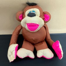 Vintage Fisher Price Puffalump Chattering Chimp Cuddly Toy 1994 WORKING SOUNDS