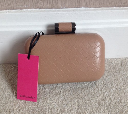 Beth jordan nude clutch bag - jordan,