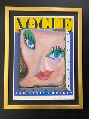 David hockney vintage 1987 - david,