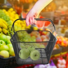 Black Metal Shopping Basket