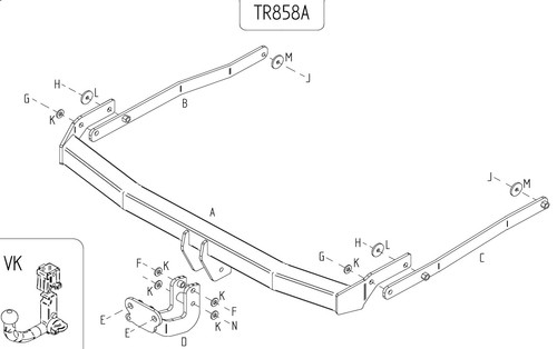 Towtrust fixed flange - towtrust,