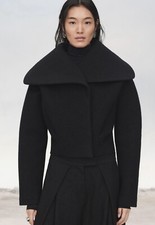 ZARA 100% WOOL CROP SWEATER