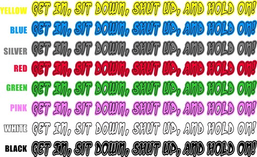 Get sit down - x, shut