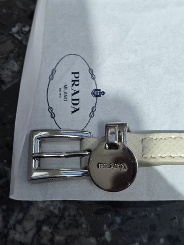 Prada leather bracelet - leather,