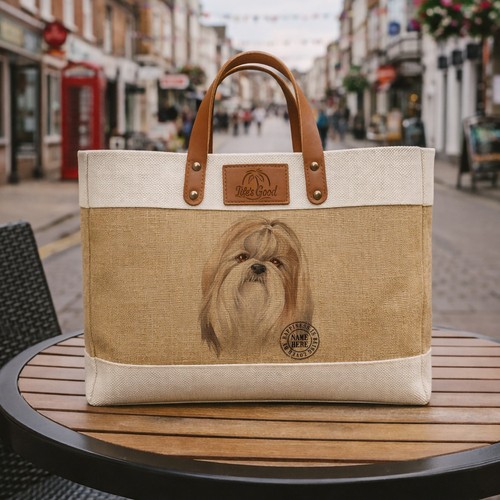Shih tzu tote bag large - shih,