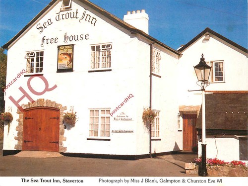 Picture postcard staverton - picture, postcard::staverton
