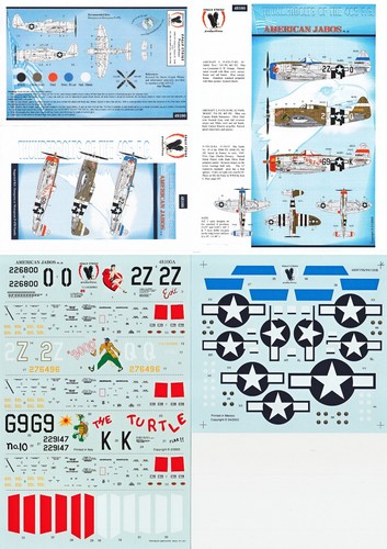 Eagle strike decals p 47d - eagle, p-47d