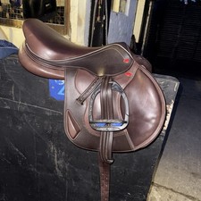 Whittaker Monoflap Jump Saddle 17” Brown