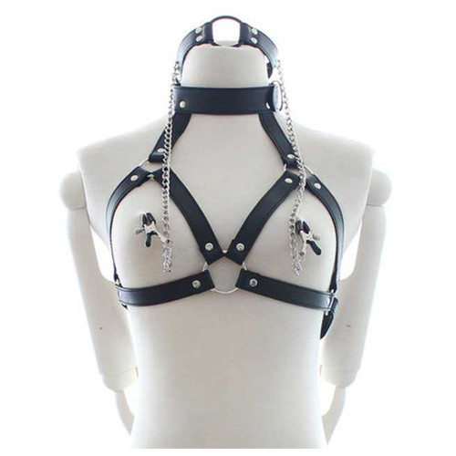 Cupless bra cage bondage - cage,