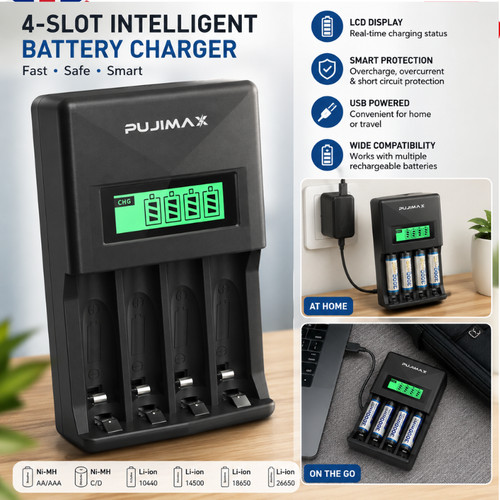 Battery charger slot for - battery,