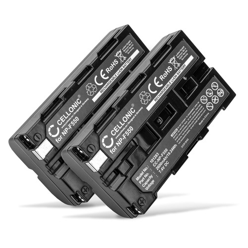 Replacement camera battery - 2x,