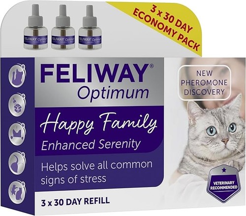 Feliway optimum 3x48ml cat - feliway,