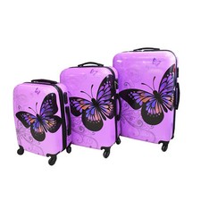 Purple Butterfly Hard Shell 4