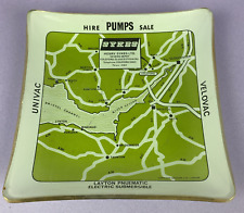 Henry Sykes Pumps Severn Depot Coleford Gloucestershire Vintage Glass Ashtray