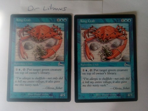 King crab urza legacy mtg - king,