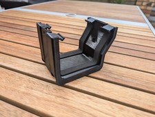 Black Osma 7T709 Guttering Union Compatible