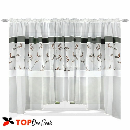 Voile net curtains - curtains, tape