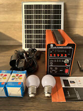 88Wh Portable Solar Panels Kit 12V USB Power Station System Generator Emergency 