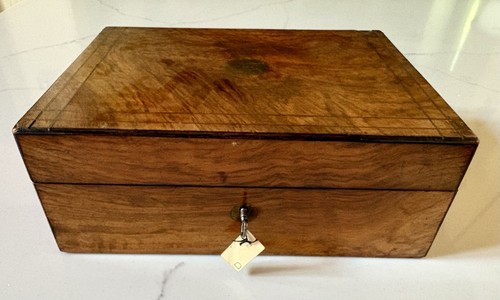 Wooden sewing box - wooden,