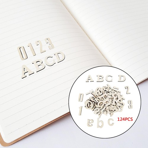 124pcs large wooden - 124pcs, letters