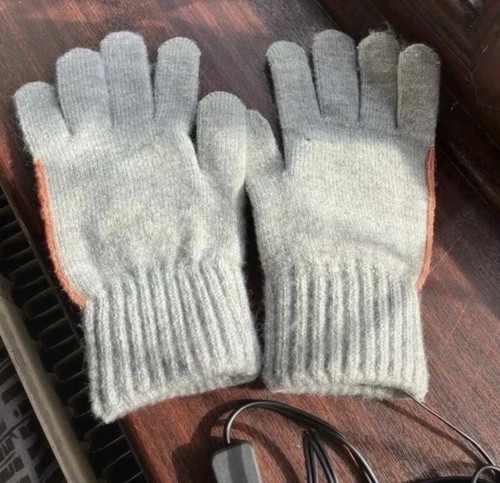 Grey battery heated knit - grey,