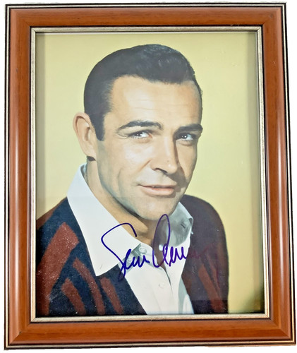 Sean connery young signed - connery,