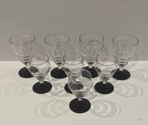 Art deco crystal wine - x,