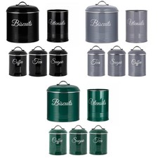 5 Piece Canister Set - Biscuit