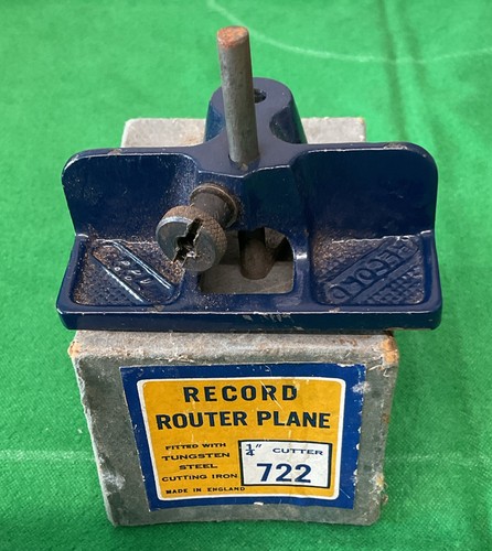 Record 722 router plane 4 - 722, 1/4