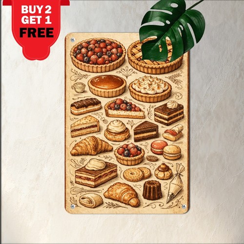 Classic pastry bakery menu - classic, ad
