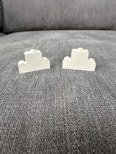 Curved top lego bricks - bricks, x2