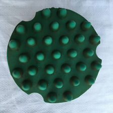 Curry comb green rubber horse winter coat brush