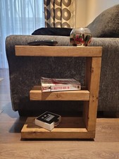 Sofa Rustic Wooden Arm Side